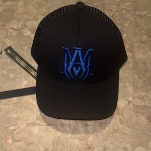 AMIRI Black and Blue Hat
